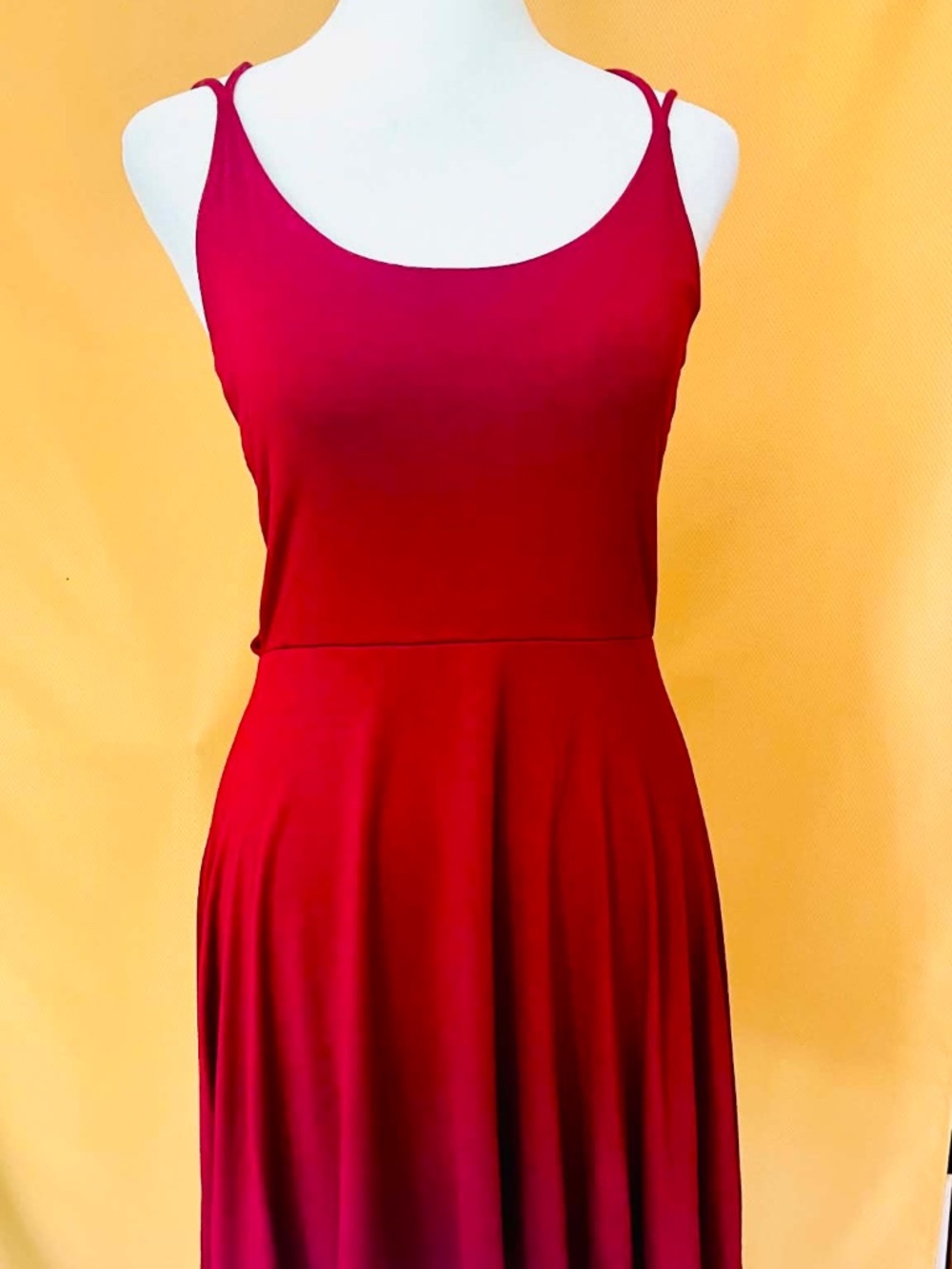 Charlotte Russe Burgundy Cutout Skater Dress – Caged Side, Size M